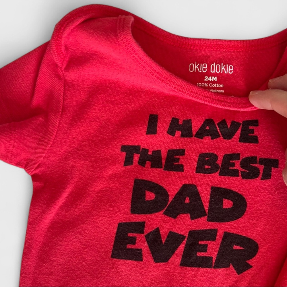 SOLD Bundle of 3 gender neutral boy girl onesies size 24mo - Picture 4 of 5